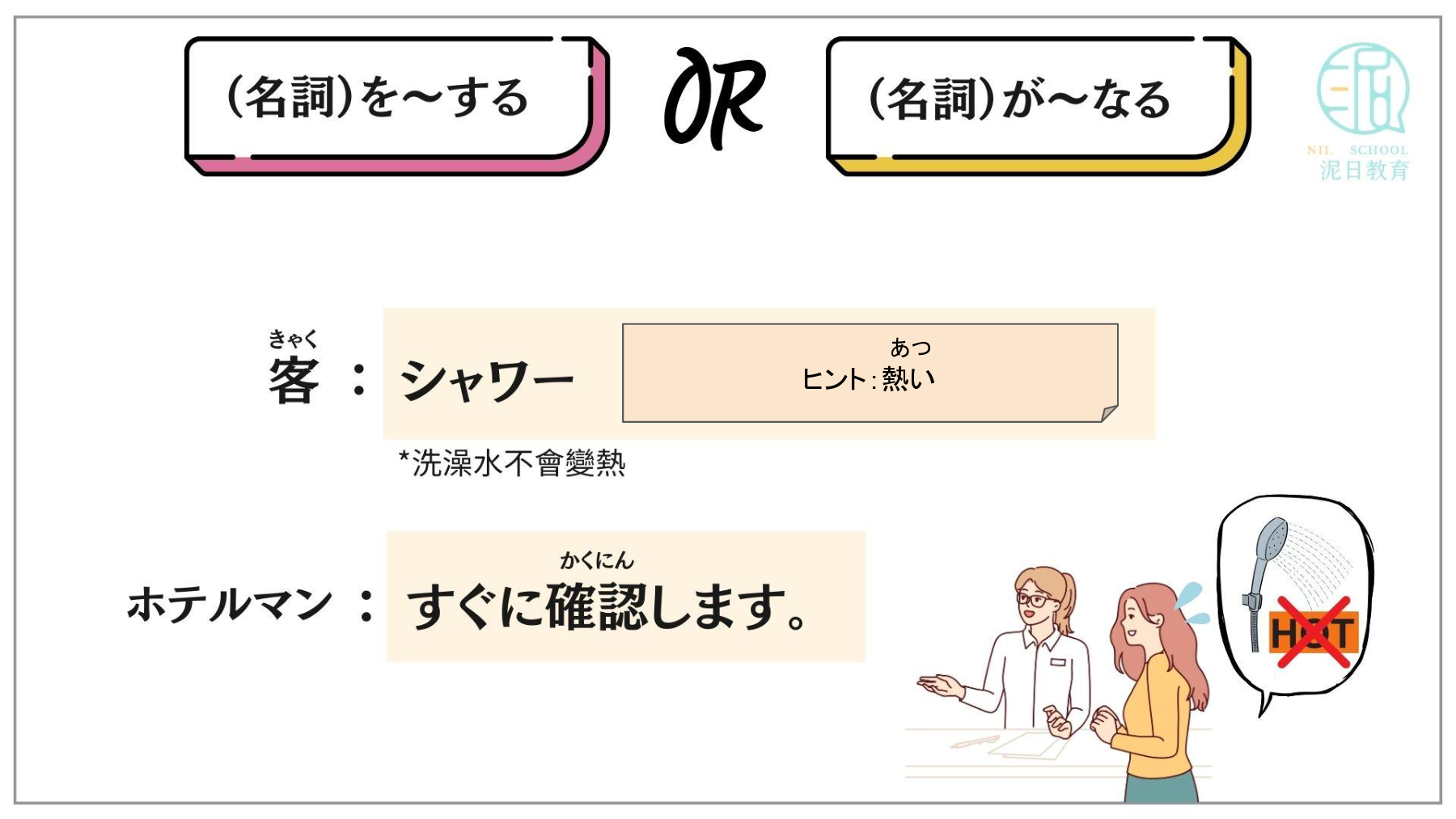 シャワーが熱くならない